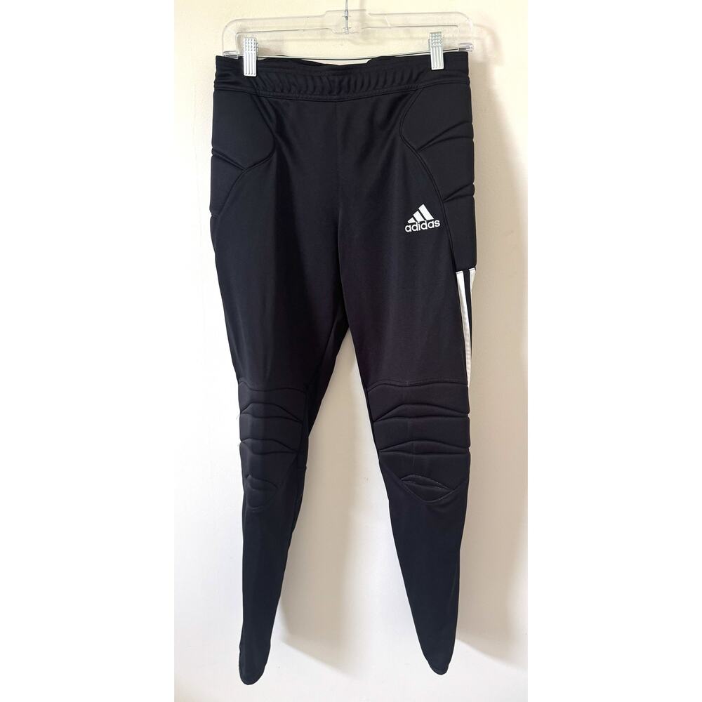 Adidas Padded Football Soccer Goalie Goalkeeper Pants Black White Size Small